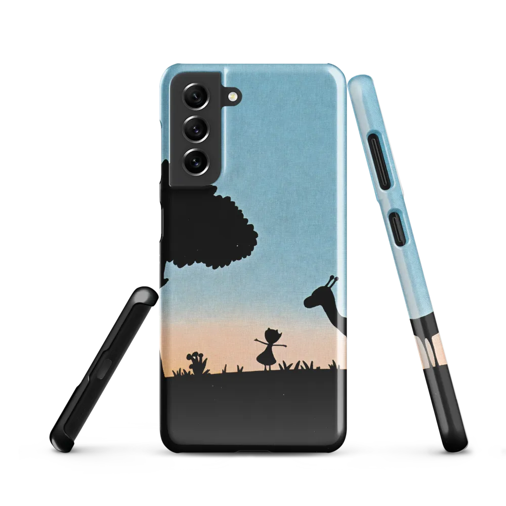 Curiosity in the Silhouette | Phone Case |  S21 | Snap Case | Glossy