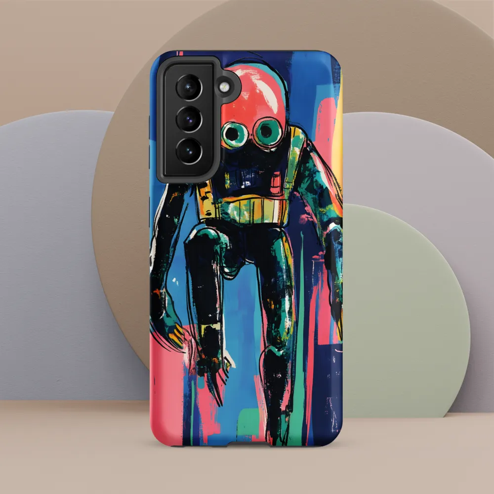 Diver in Vibrant Motion
