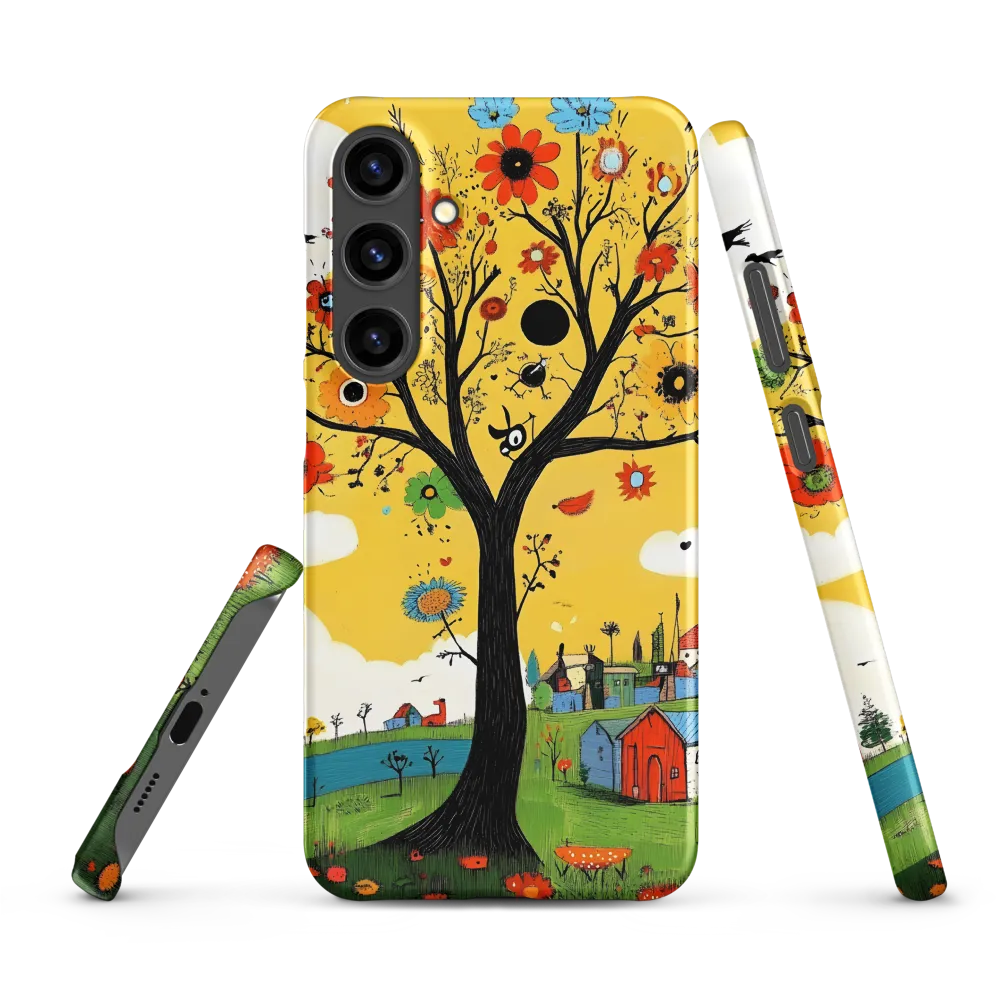 Whimsical Blooms of Life | Phone Case |  S24 Plus | Snap Case | Matte