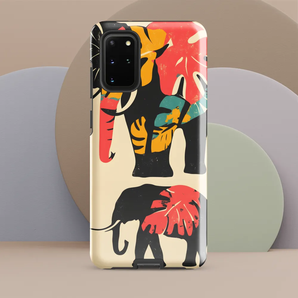 Tropical Elegance: The Elephant's Dance