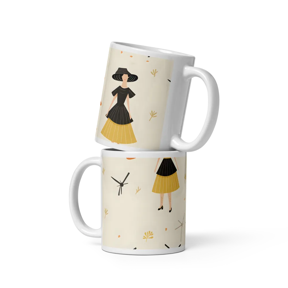 Whimsical Patterns of Nature and Femininity | Mugs | Multiple Sizes & Colors