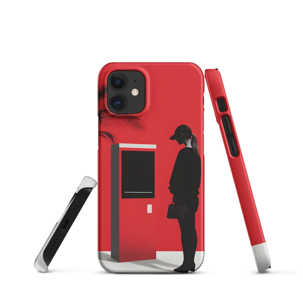 Contemplation in Red | Phone Case |  12 Mini | Snap Case | Matte