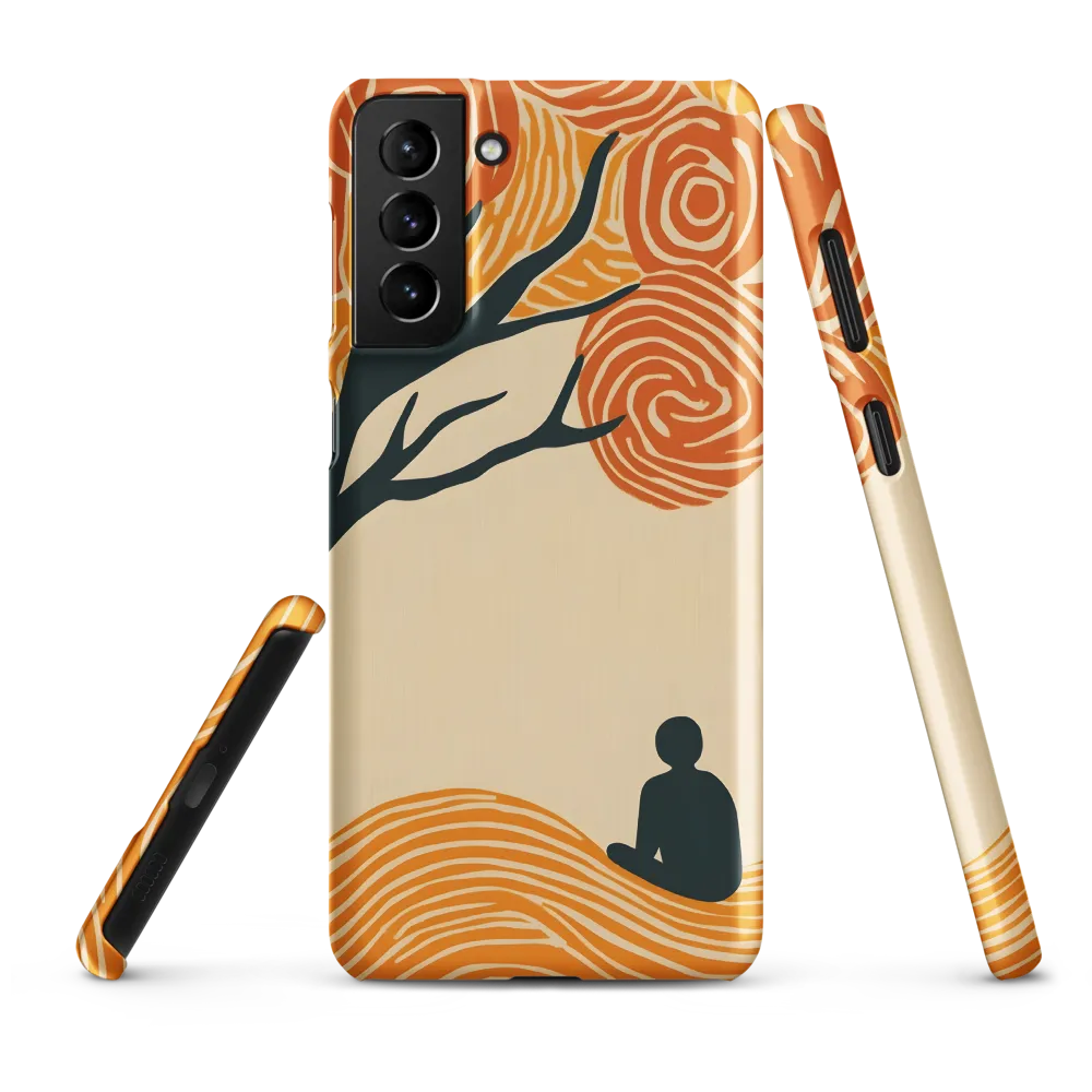 Silent Reflections under Swirling Leaves | Phone Case |  S21 Plus | Snap Case | Matte