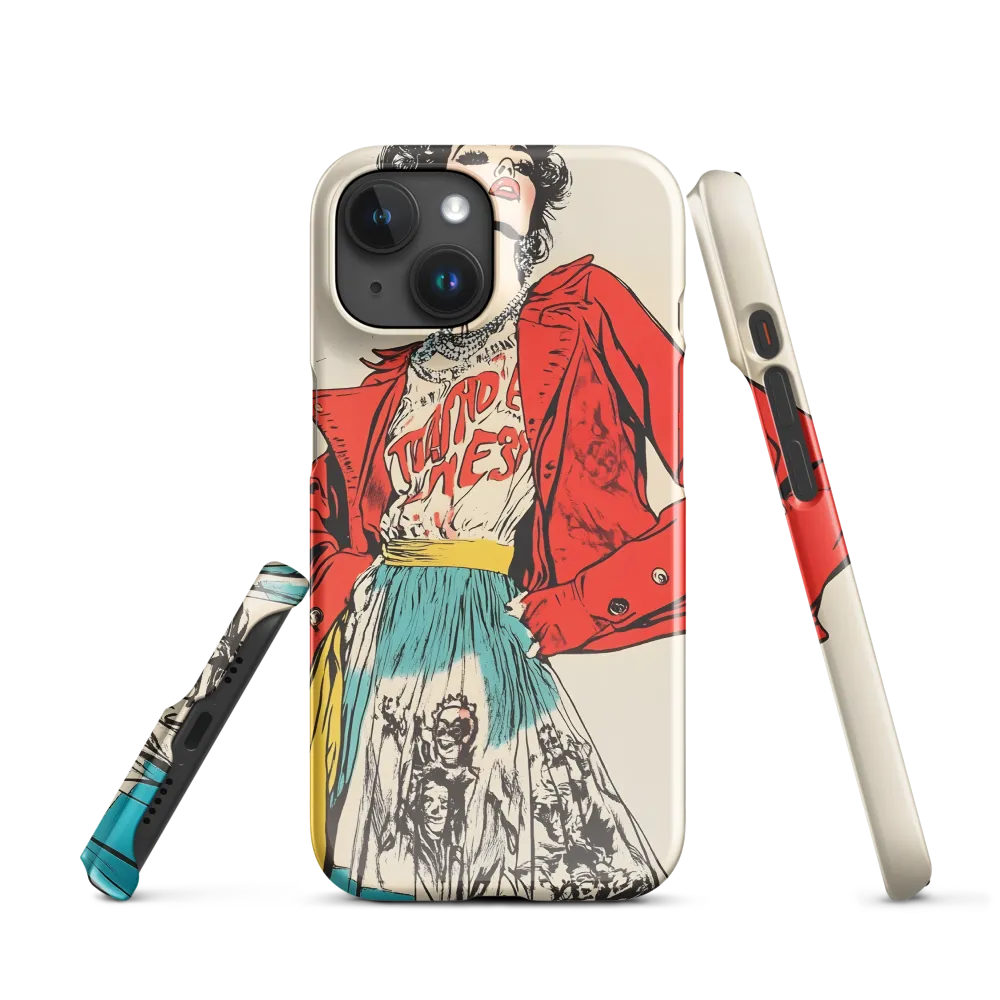 Vibrant Elegance: A Pop Art Fashion Statement