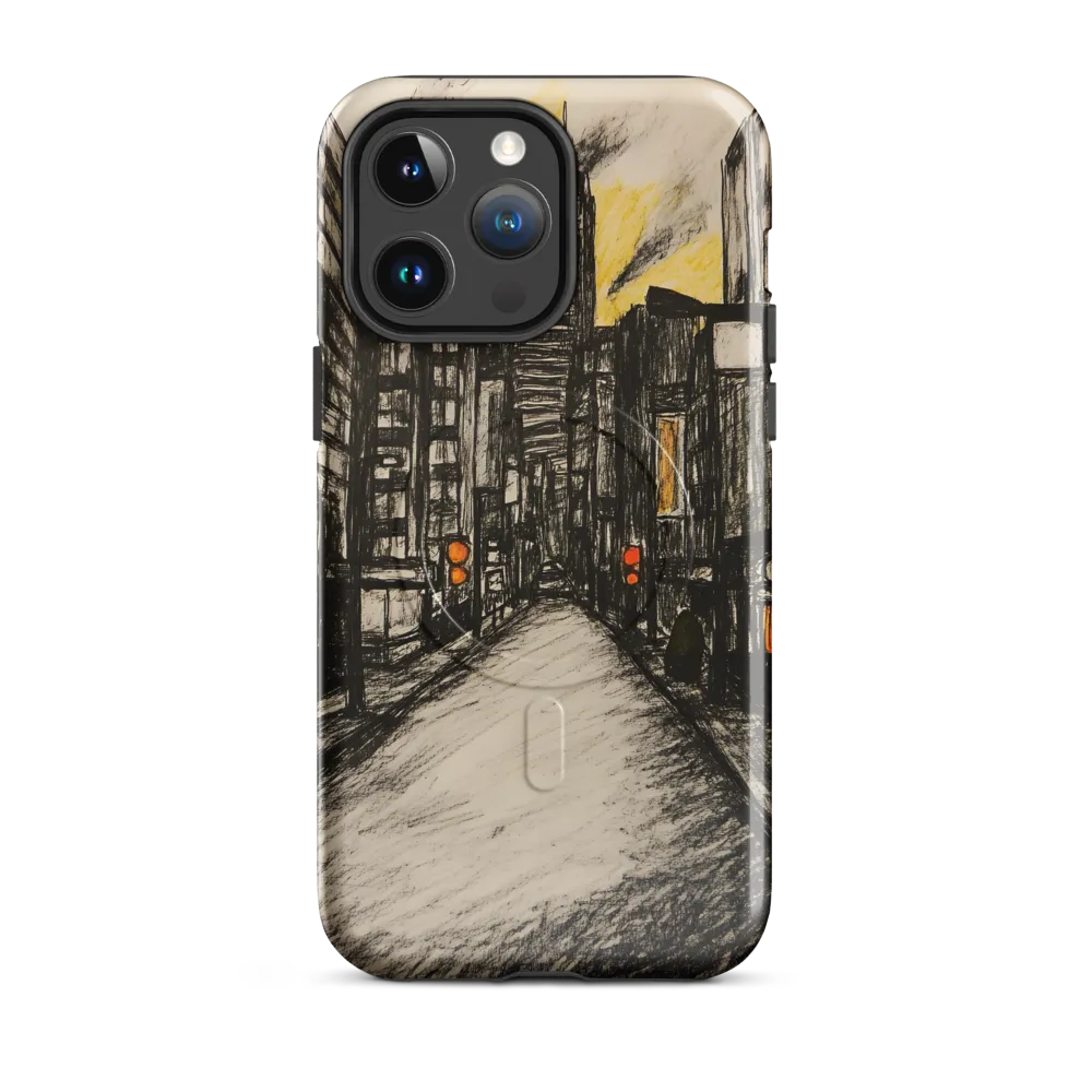Cityscape of Solitude | Phone Case |  14 Pro Max | MagSafe® Tough Case | Glossy