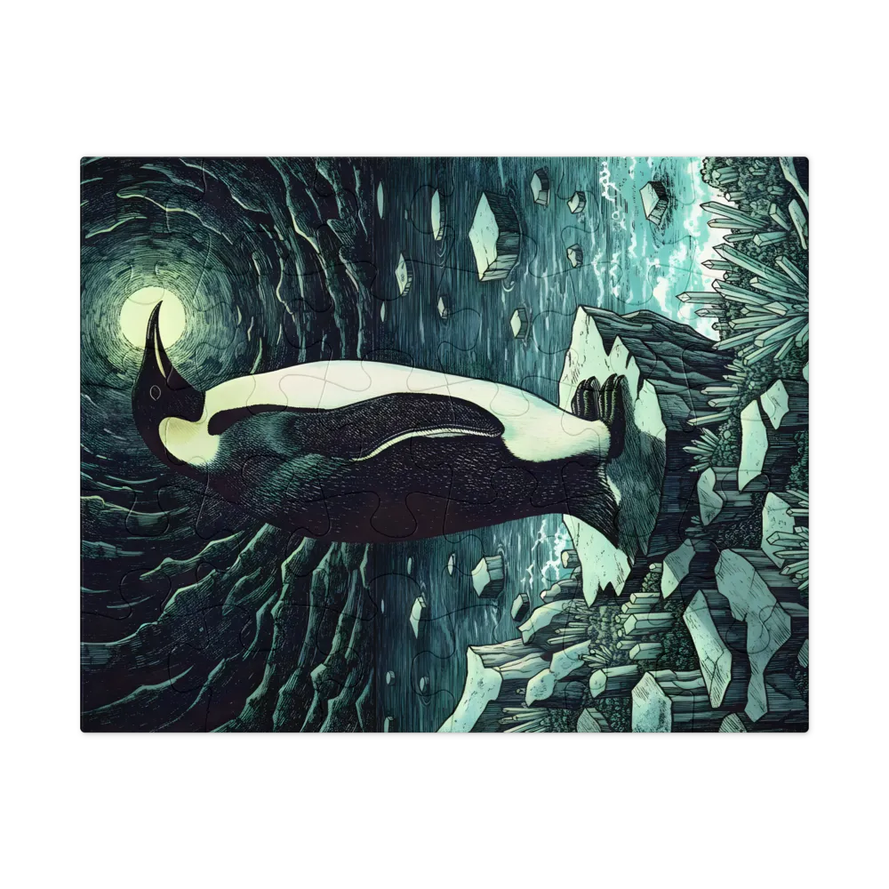 Moonlit Emperor 
 Jigsaw Puzzle in Tin Box