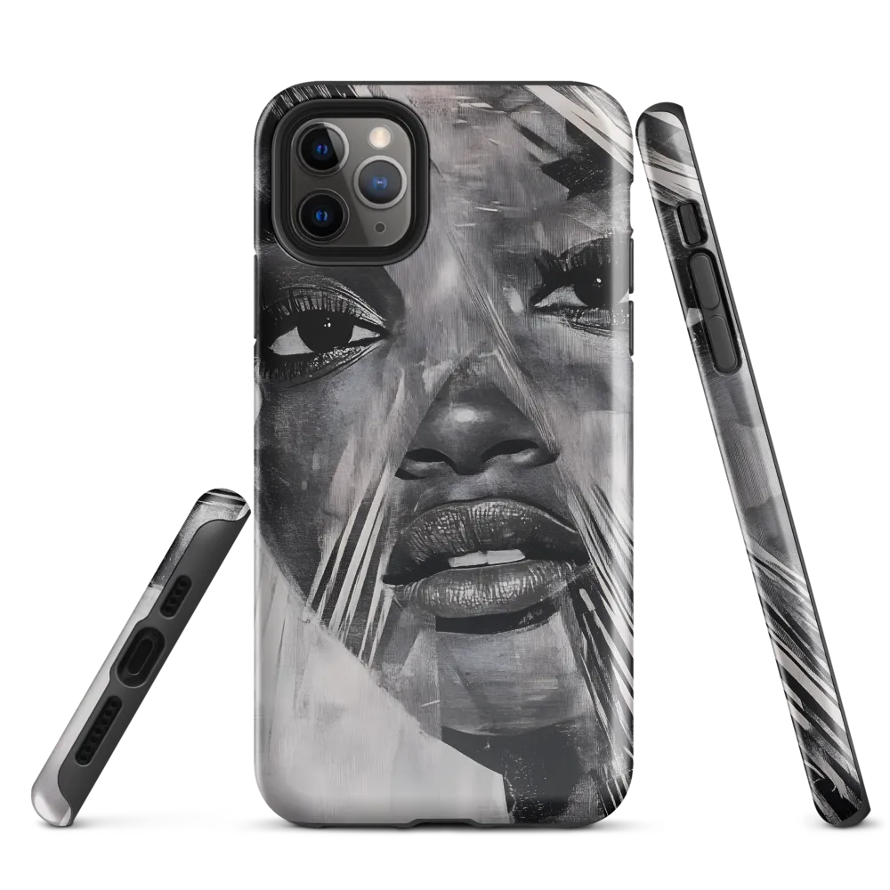 Fragmented Reflections: A Contemporary Portrait | Phone Case |  11 Pro Max | Tough Case | Glossy