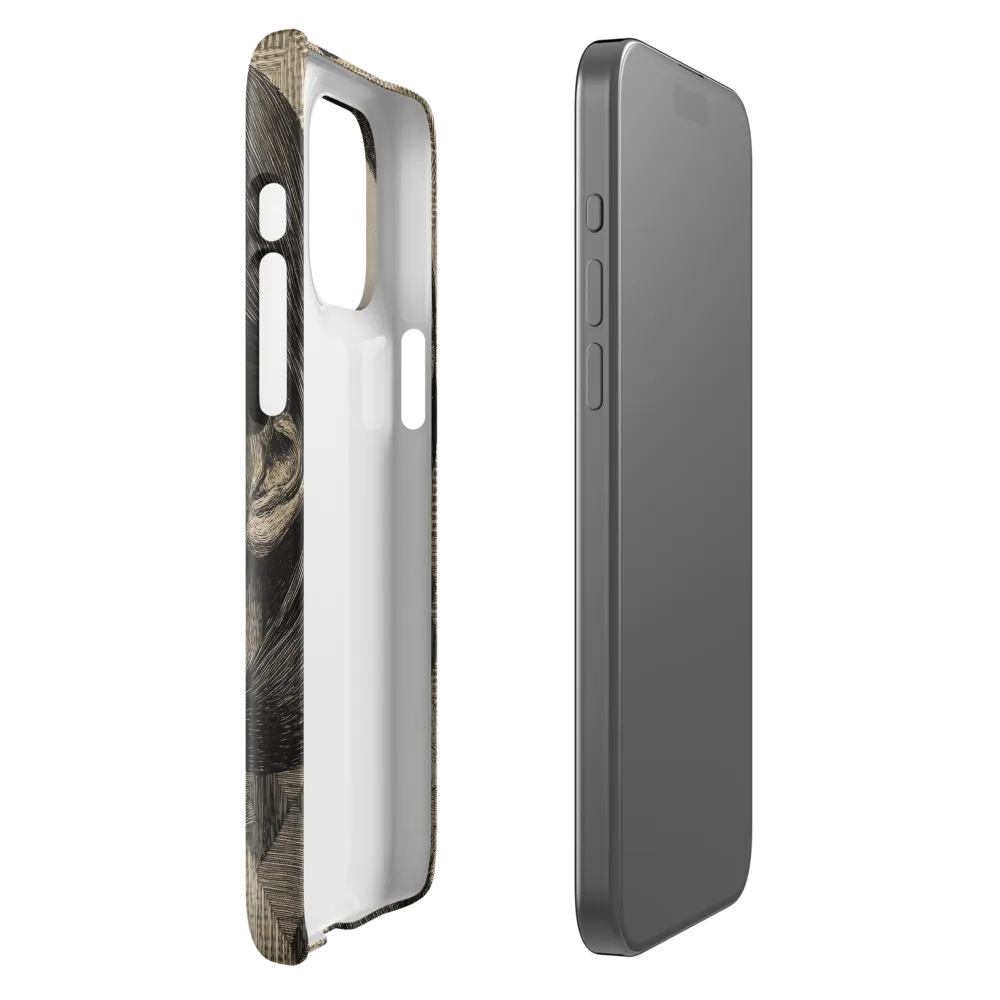 Contemplative Reflection | Phone Case |  15 Pro Max | Snap Case | Glossy