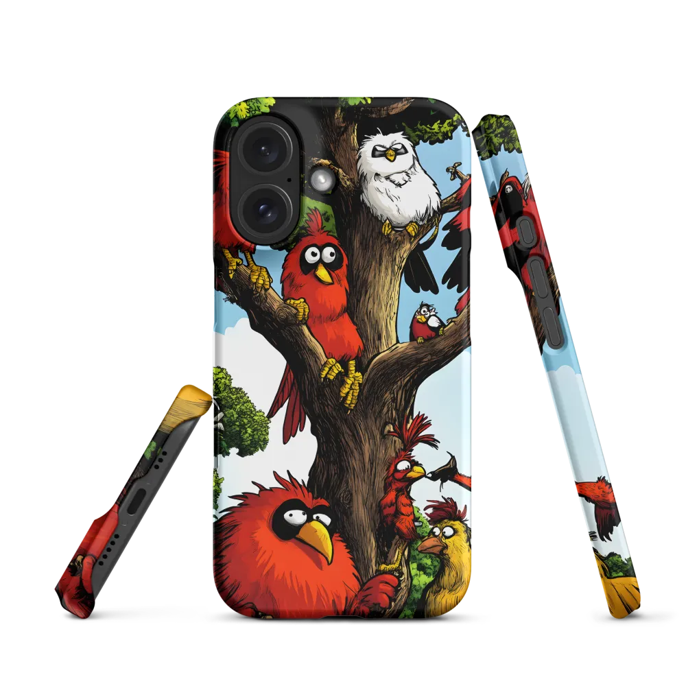 Whimsical Avian Gathering