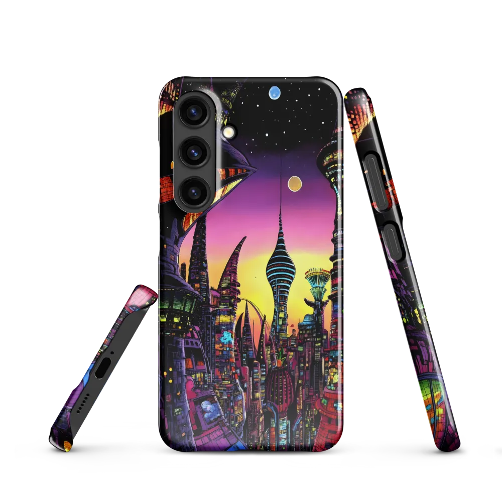 Futuristic Cityscape at Dusk