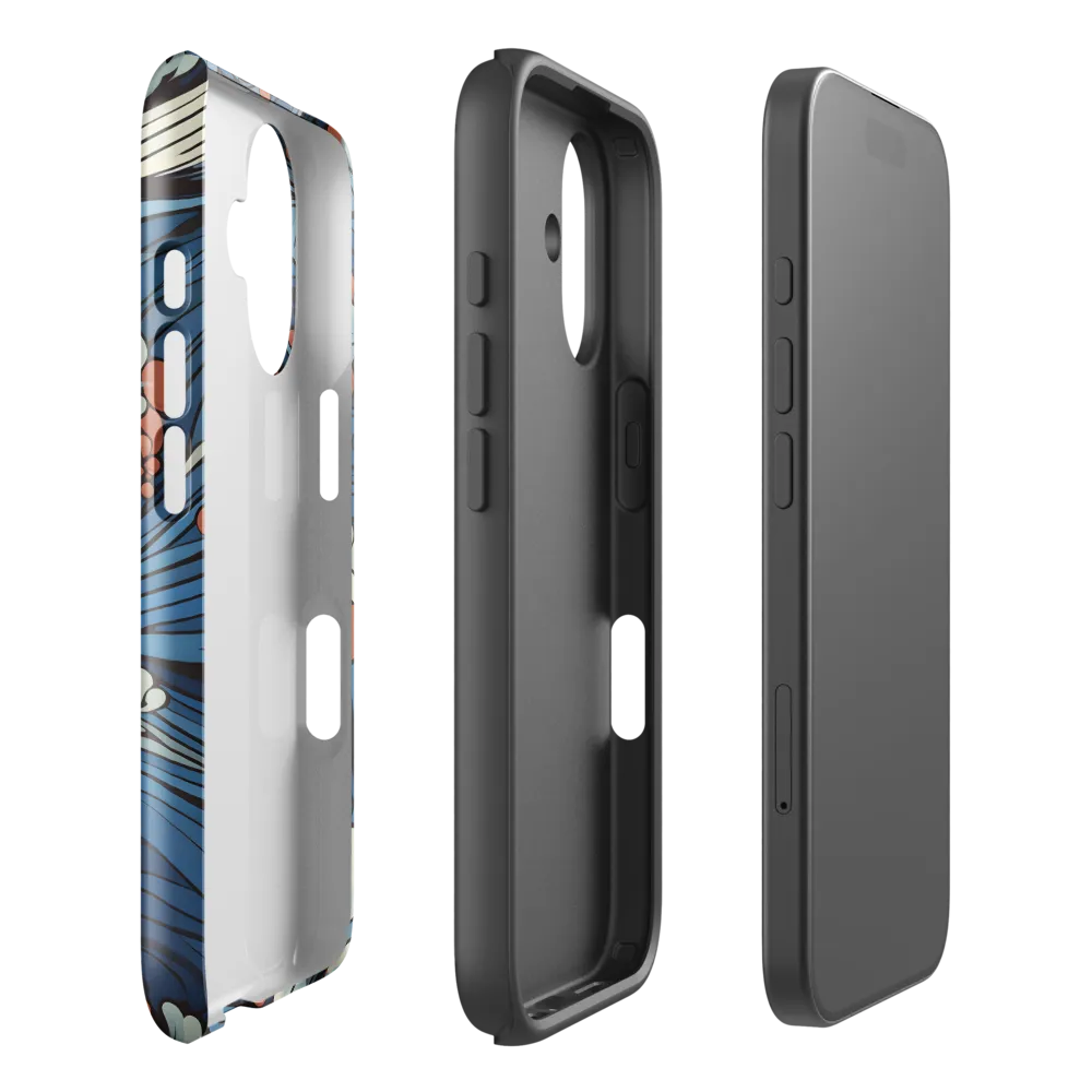 Nature's Elegance: An Oceanic Tapestry | Phone Case |  16 | Tough Case | Glossy