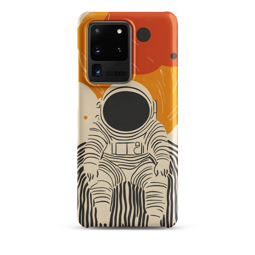 Astronaut in Cosmic Thoughts | Phone Case |  S20 Ultra | Snap Case | Matte