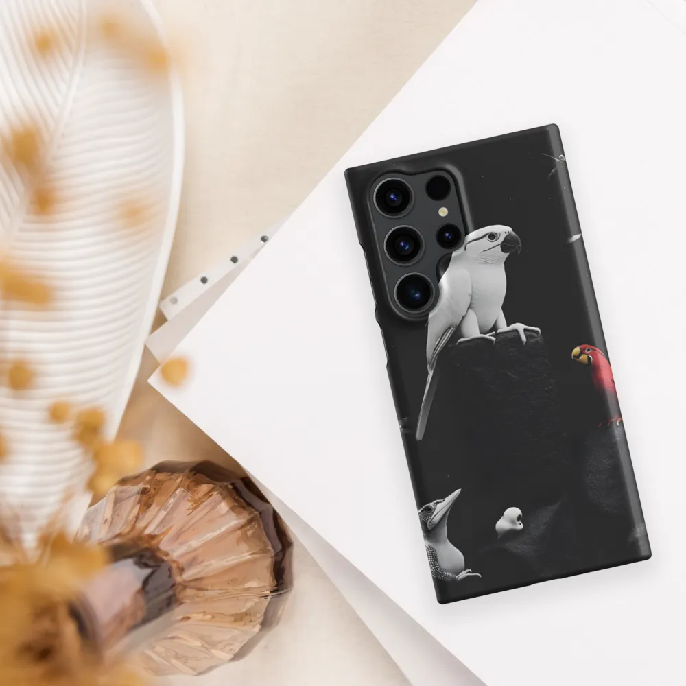 Harmony in Monochrome: A Surreal Assembly of Nature