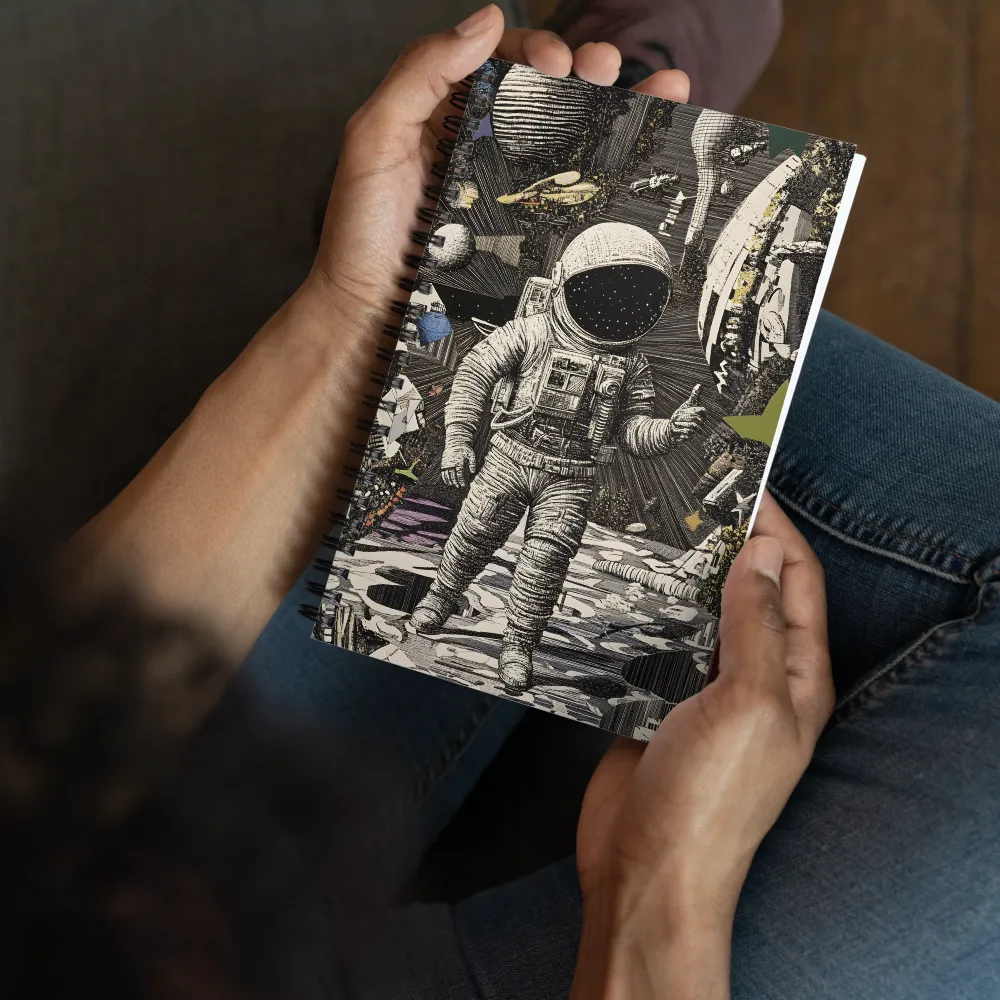 Beyond the Stars: The Astronaut's Voyage | Spiral Notebook