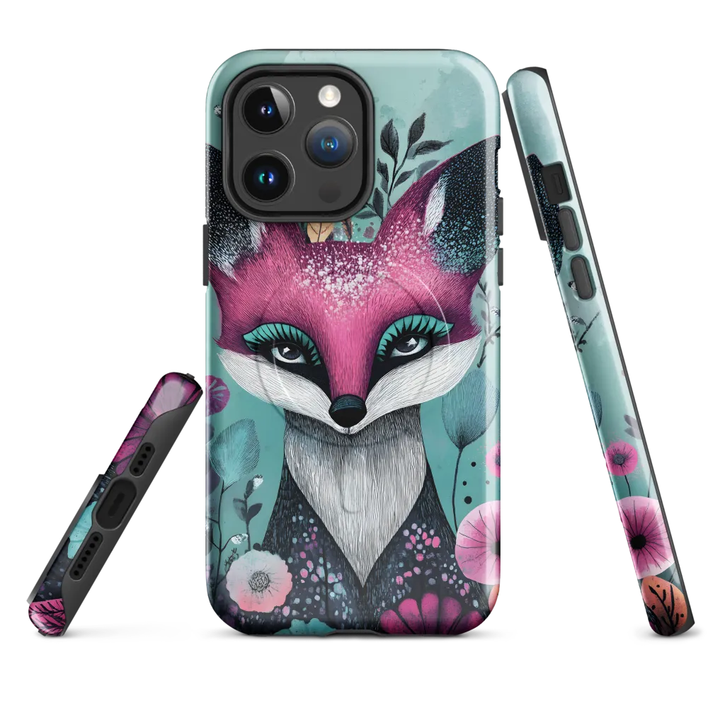 Whimsical Fox Among Blossoms