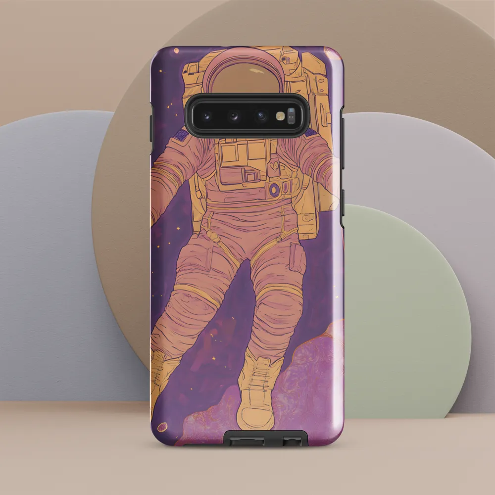 Floating Through the Cosmos | Phone Case |  S10 Plus | Tough Case | Glossy