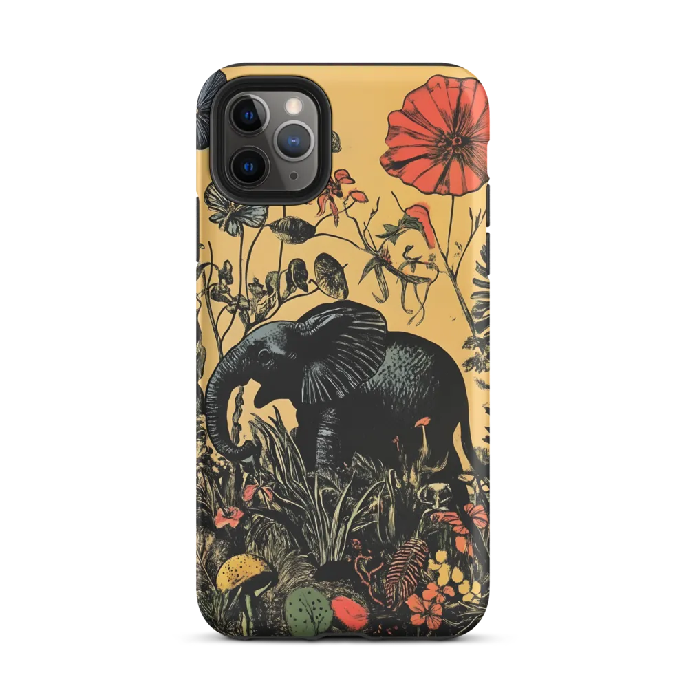 Floral Majesty: The Elephant's Sanctuary