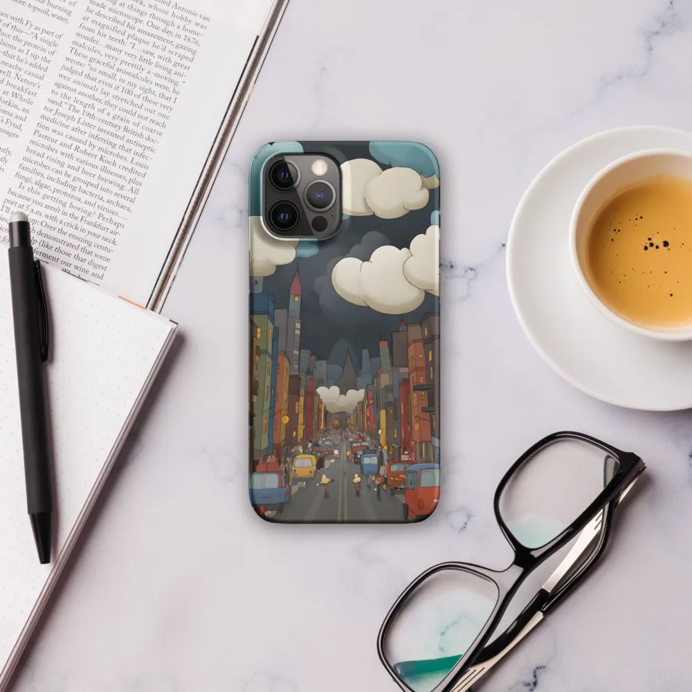 Urban Symphony: A City Awakens at Dusk | Phone Case |  12 Pro Max | Snap Case | Matte