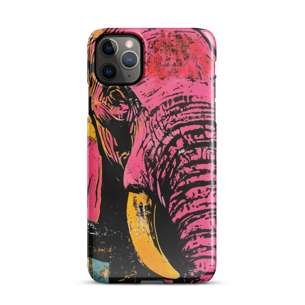 Bold Encounter: The Vibrant Elephant | Phone Case |  11 Pro Max | Snap Case | Glossy