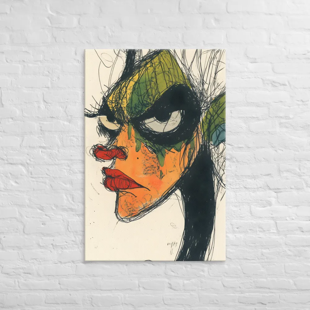 Defiant Visage | Canvas | 32″×48″