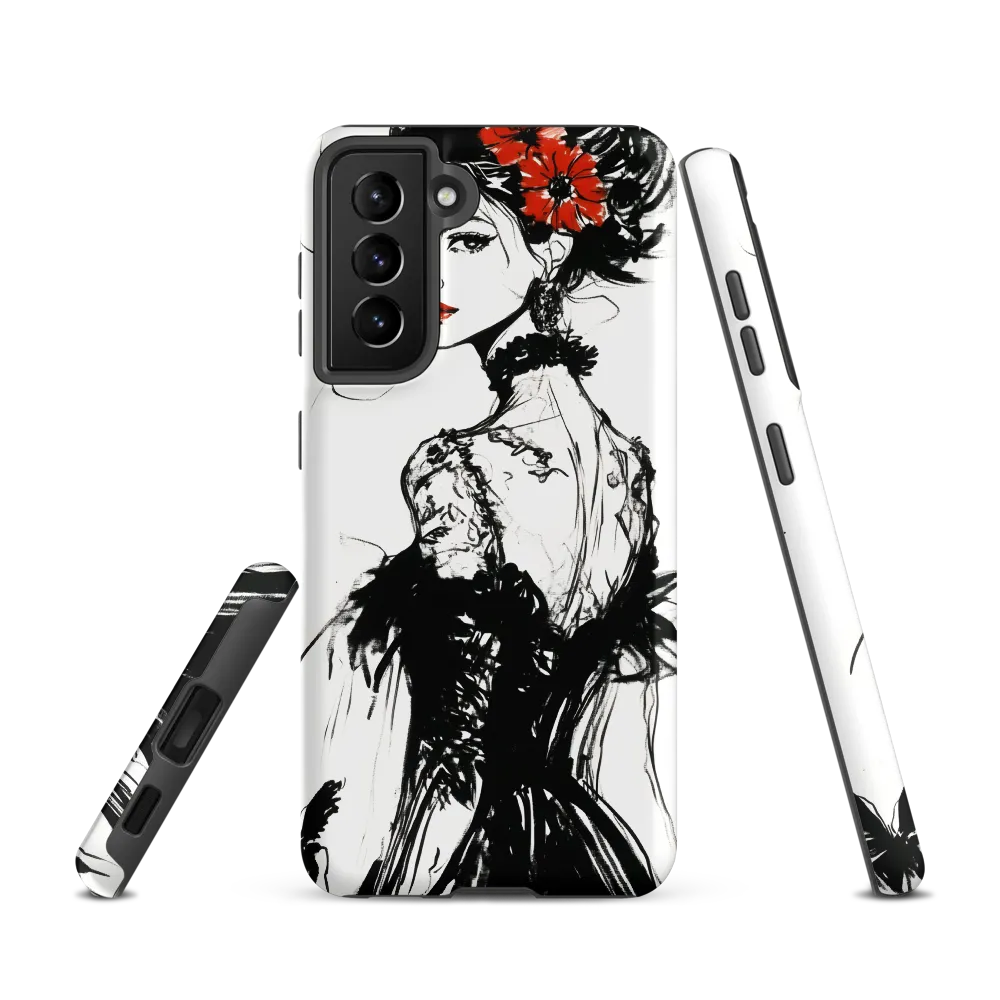 Elegance in Black and Red