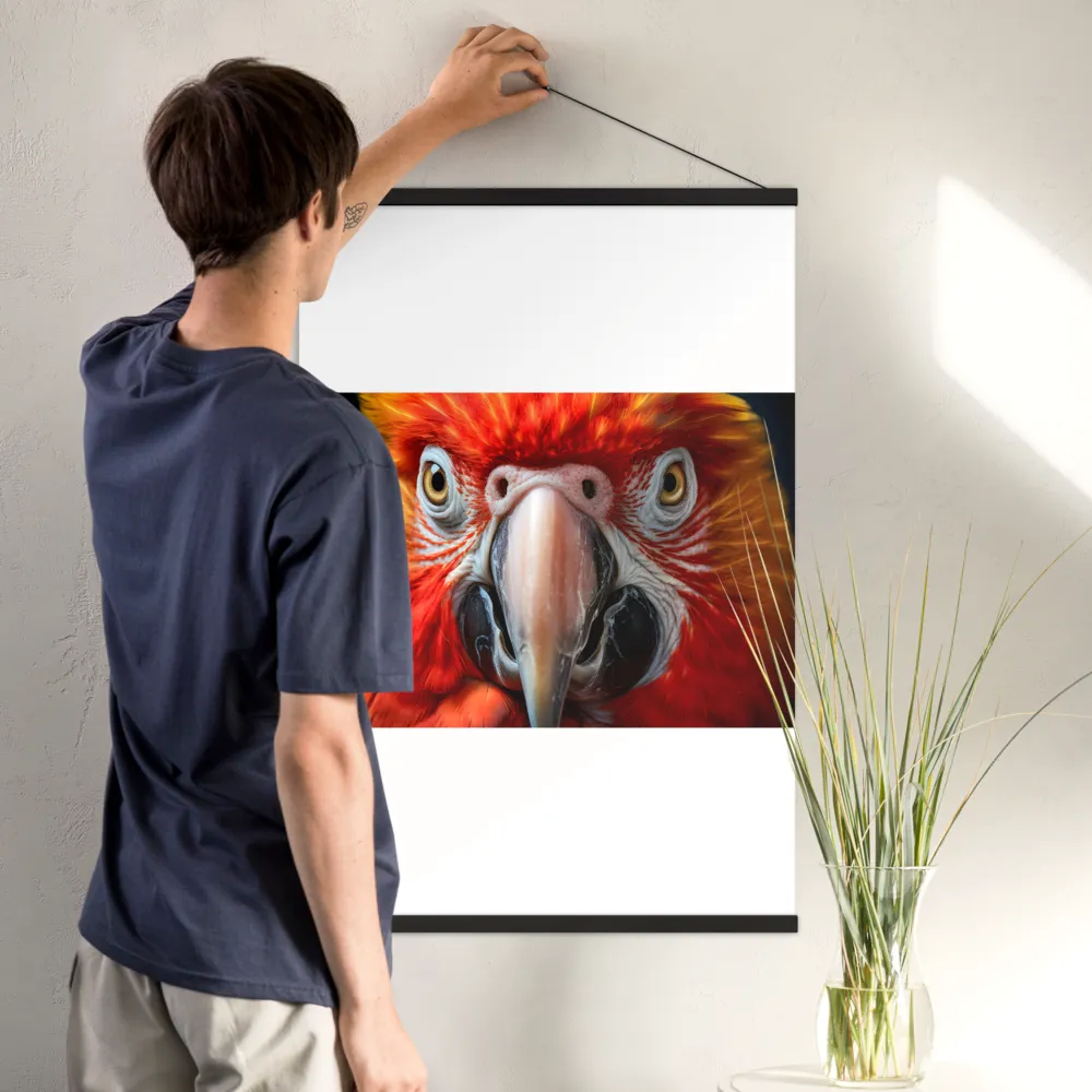 The Fiery Gaze of the Parrot
