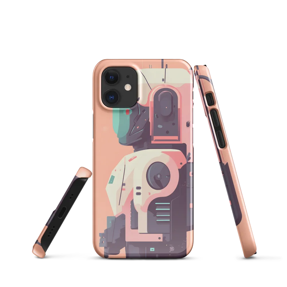 Futuristic Astronaut Bot | Phone Case |  12 Mini | Snap Case | Glossy