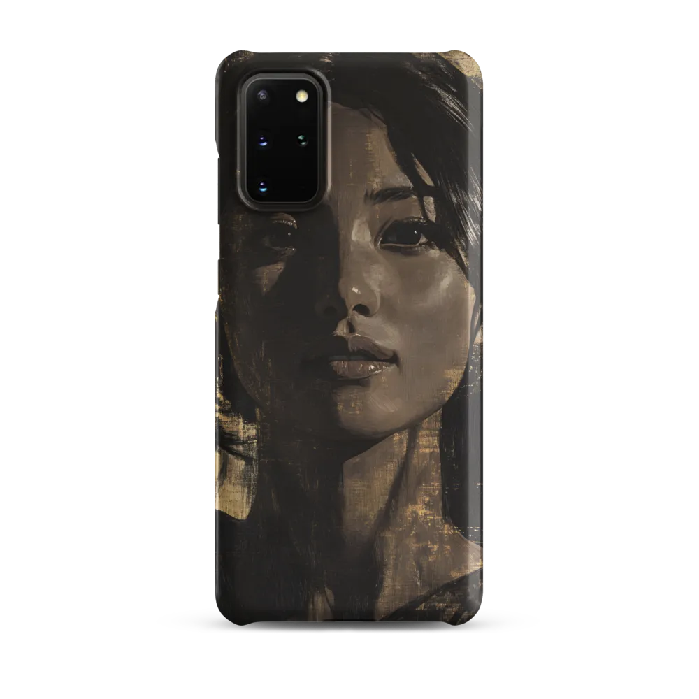 Golden Gaze: A Contemporary Portrait