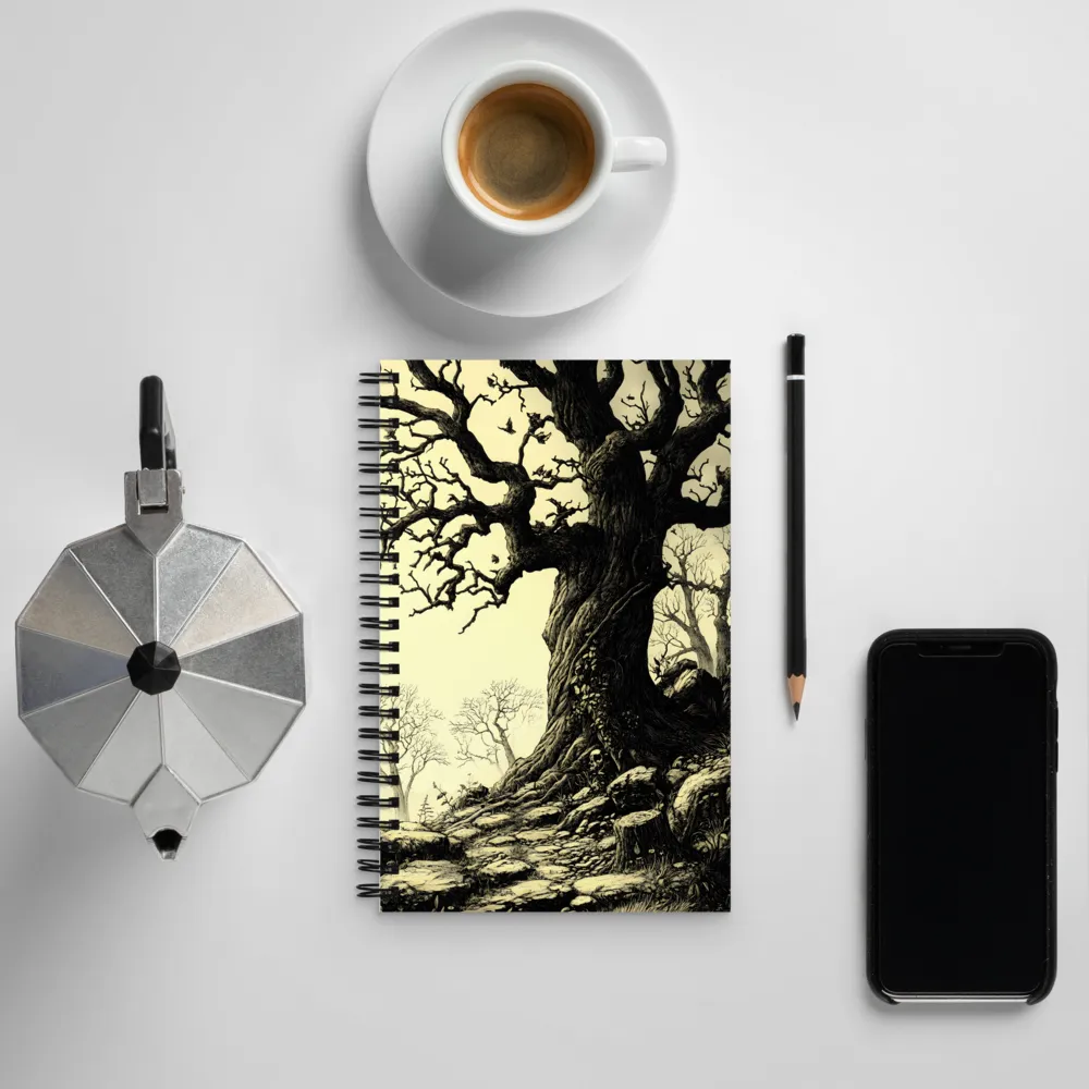 Whispers of Ancient Roots | Spiral Notebook