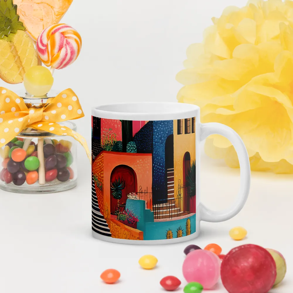 Colorful Architectural Harmony | Mugs | Multiple Sizes & Colors