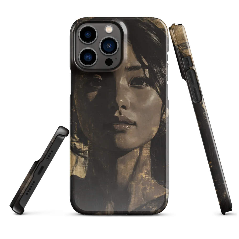 Golden Gaze: A Contemporary Portrait