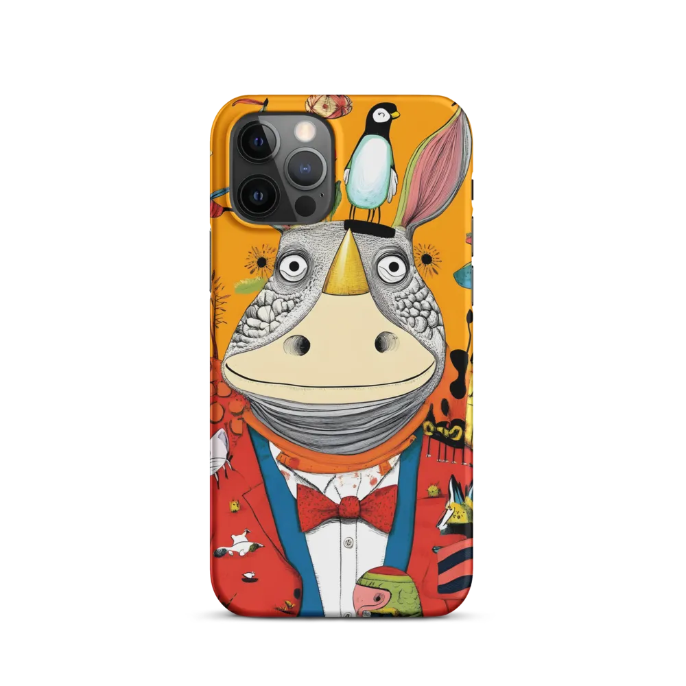 Whimsical Rhinoceros: A Playful Encounter