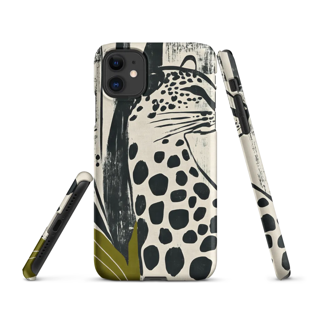 Leopard in Silhouette: A Modern Appeal | Phone Case |  11 | Snap Case | Matte