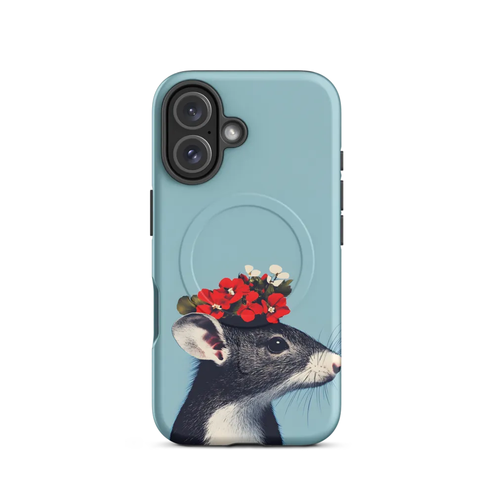 Whimsical Flora: A Mouse's Floral Crown