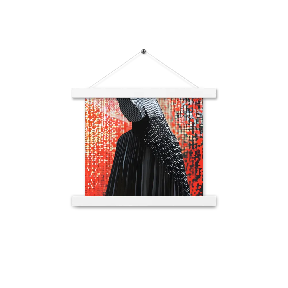 Veil of Modernity | Poster With White Wood Hanger | 10″×10″