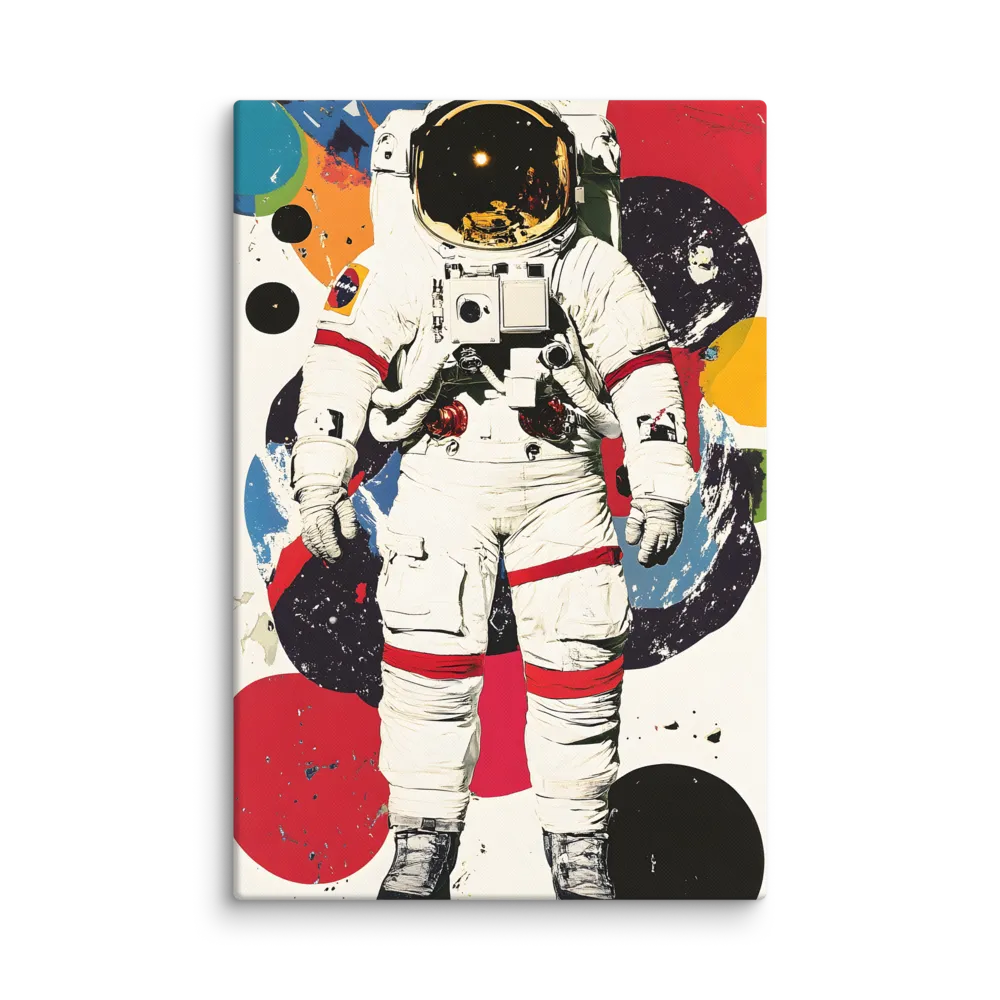 Cosmic Encounter: The Astronaut's Journey | Art Print