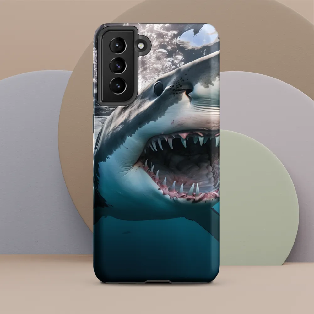 Majesty of the Ocean: The Great White Shark | Phone Case |  S21 Plus | Tough Case | Matte