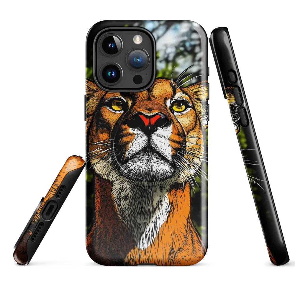 Regal Gaze: The Lioness in Focus