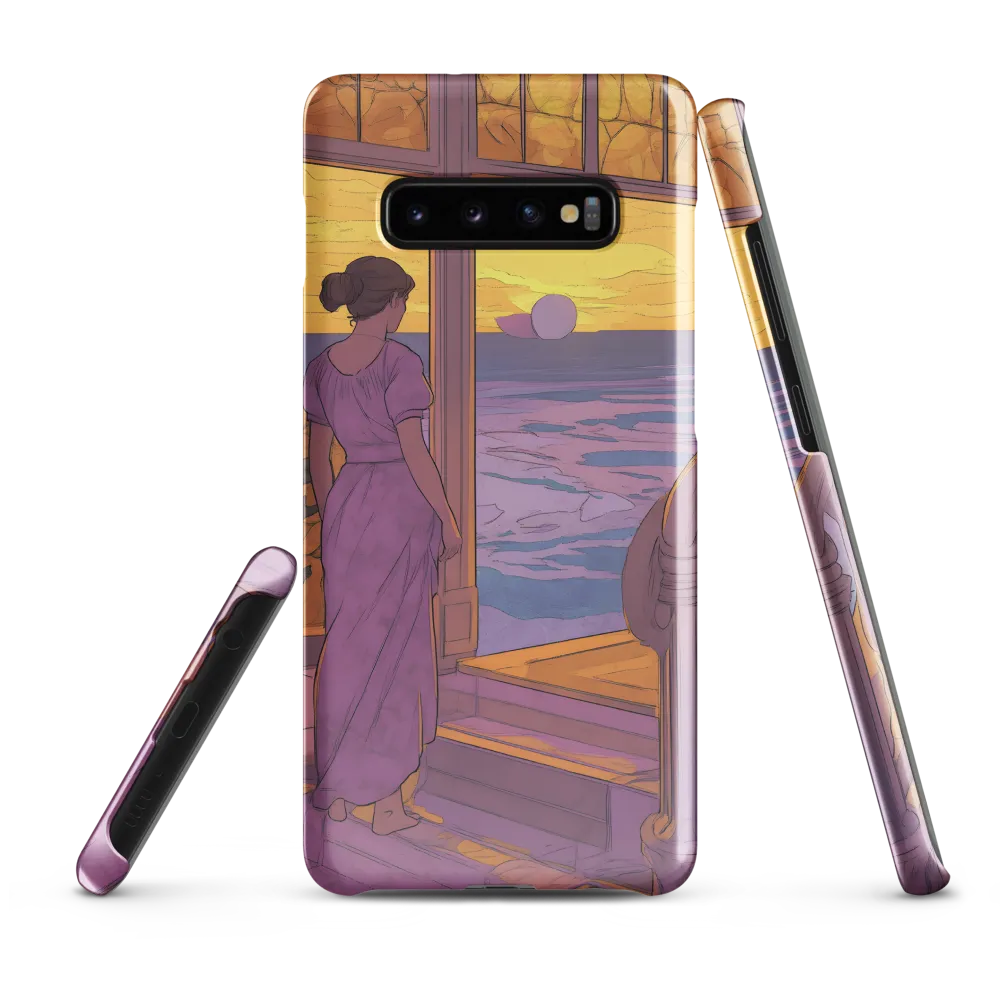 Whispers of the Sunset | Phone Case |  S10 Plus | Snap Case | Glossy