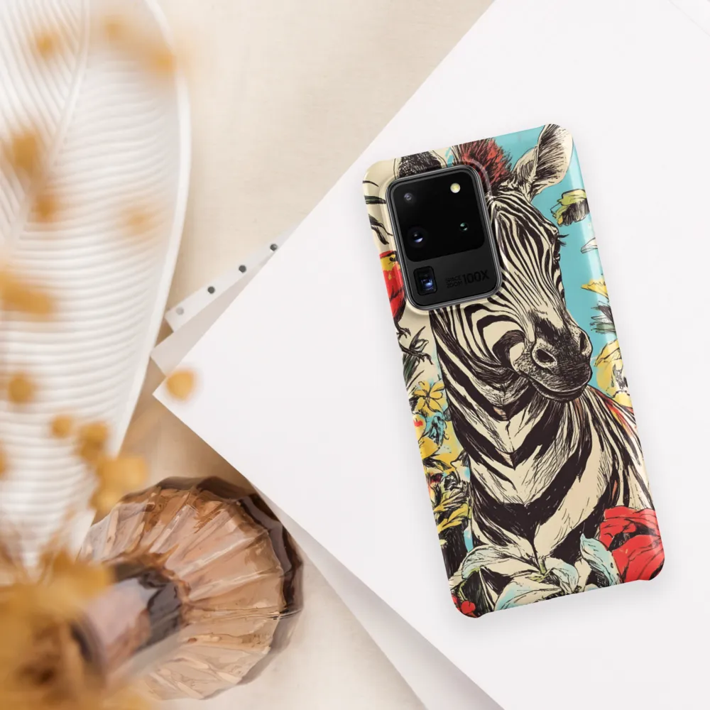 Zebra in Tropical Reverie