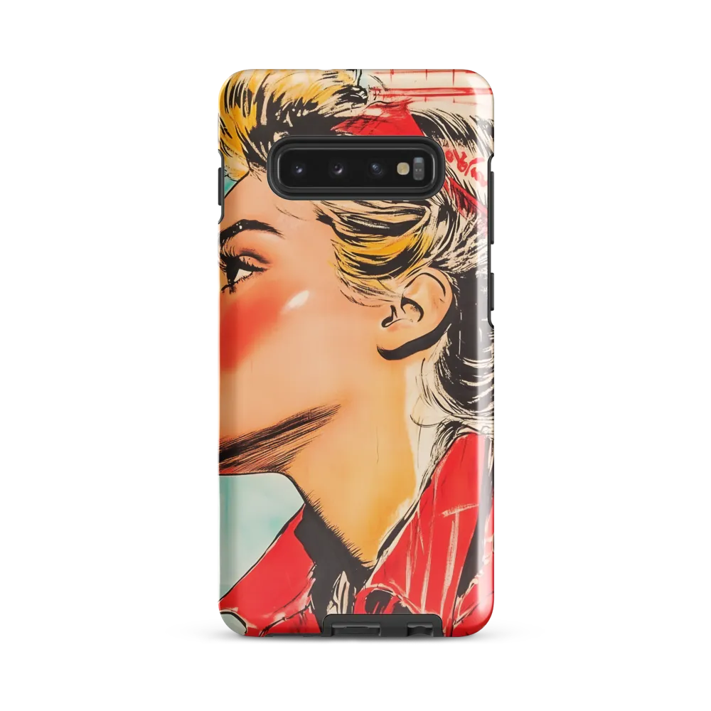 Empowered Elegance: A Pop Art Portrait | Phone Case |  S10 Plus | Tough Case | Glossy