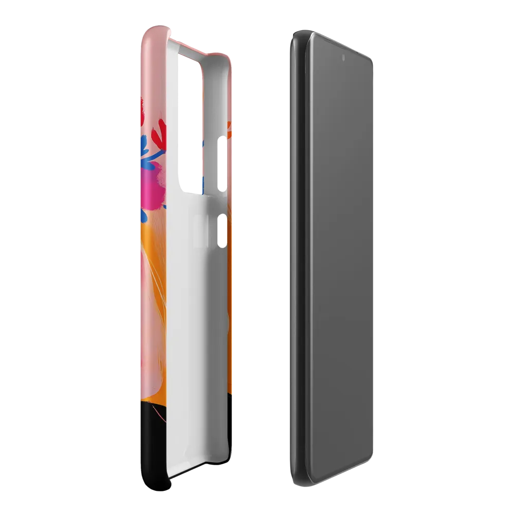 Floral Serenity | Phone Case |  S21 Ultra | Snap Case | Matte