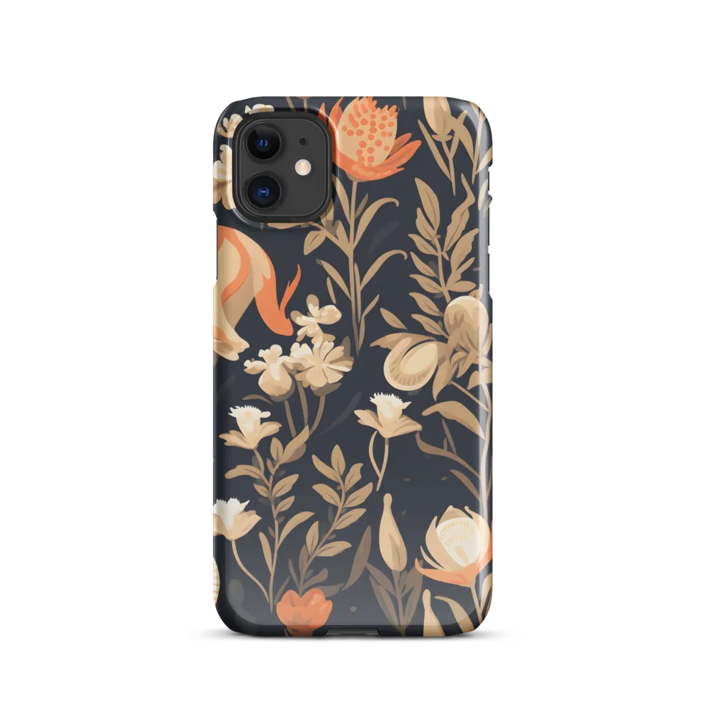 Floral Harmony: A Dance in the Dark
