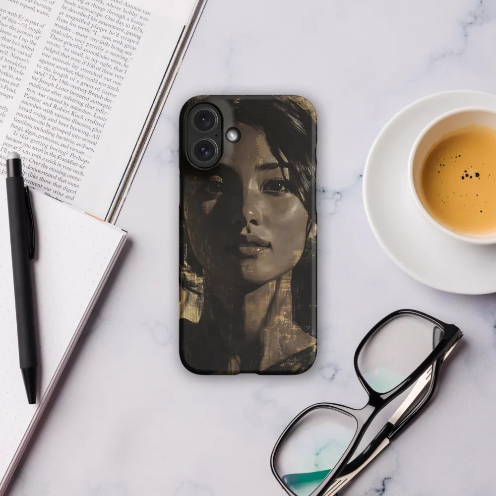 Golden Gaze: A Contemporary Portrait