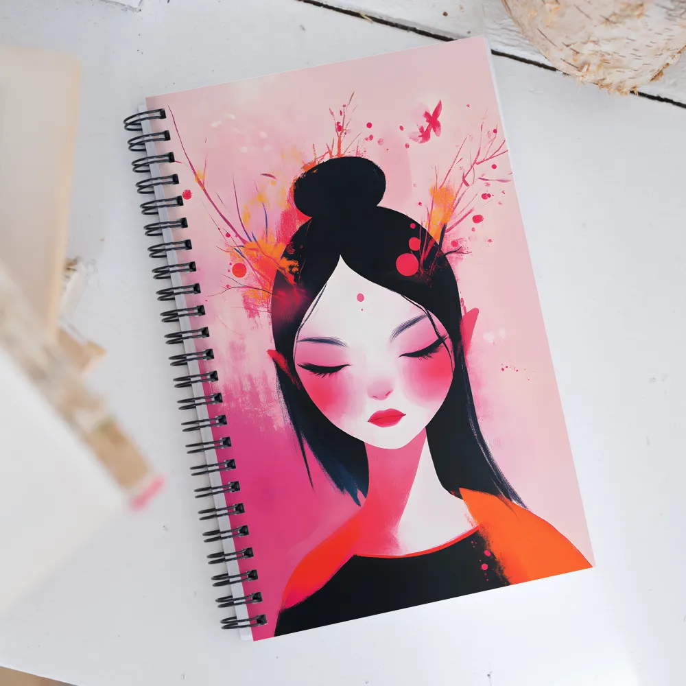 Serenity in Pink | Spiral Notebook