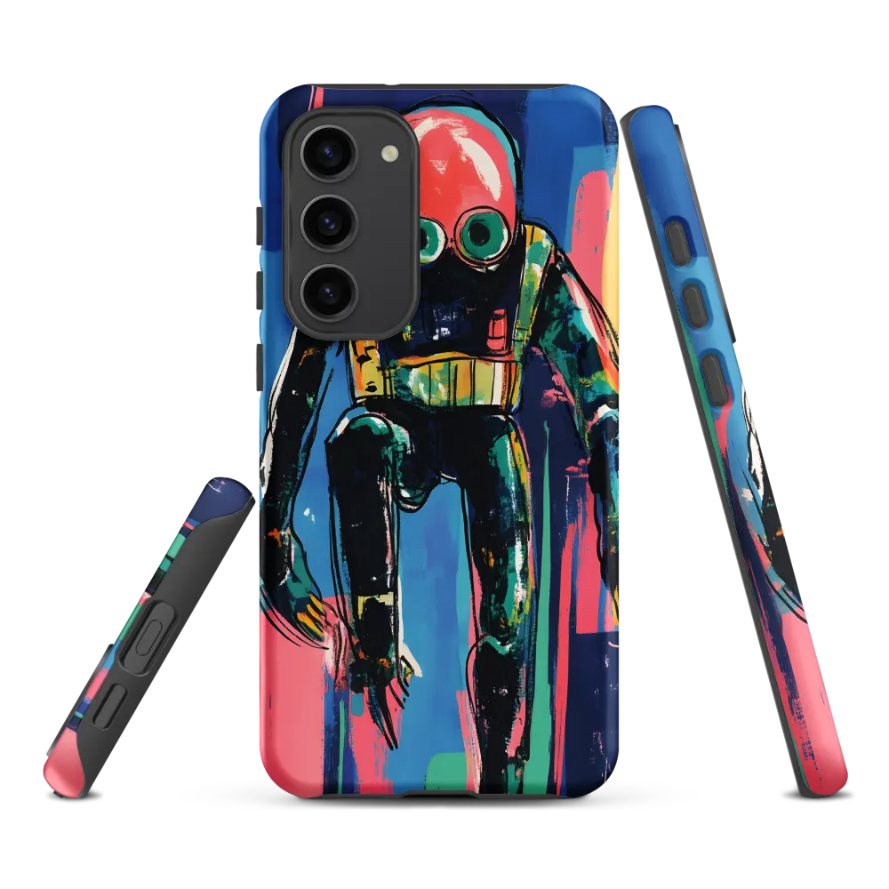 Diver in Vibrant Motion