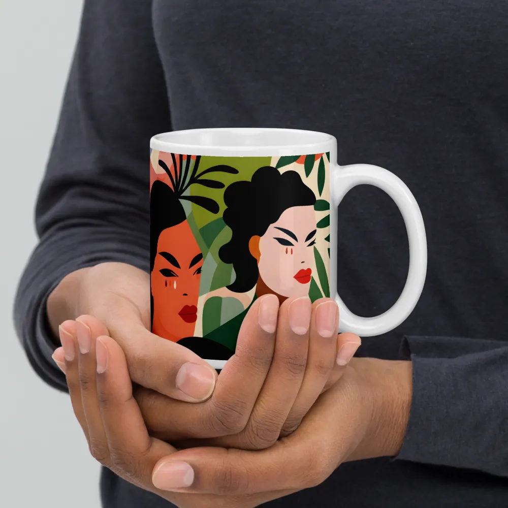 Harmony of Nature and Femininity | Mugs | Multiple Sizes & Colors