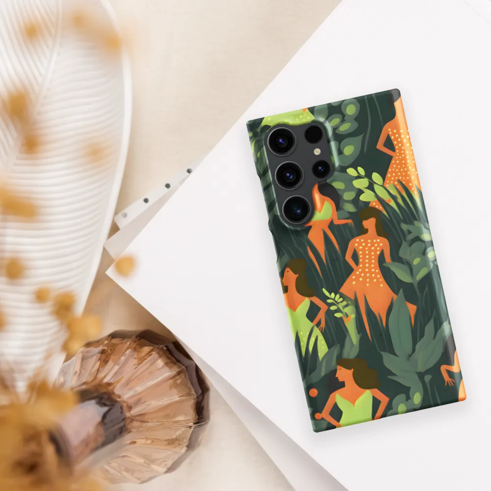 Playful Harmony in Patterns | Phone Case |  S23 Ultra | Snap Case | Matte