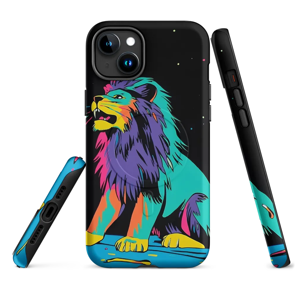 Roaring Colors: The Neon Lion