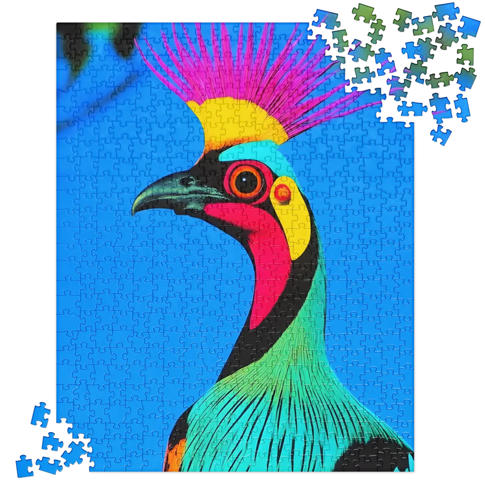 Whimsical Avian Portrait | Jigsaw Puzzle | 520 pieces